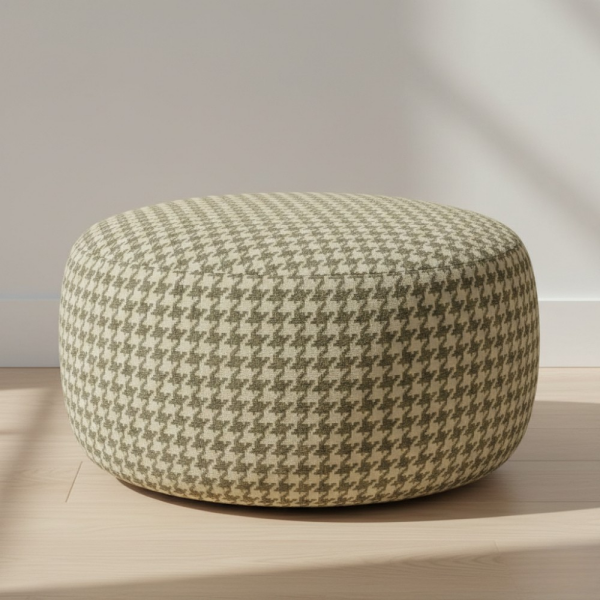 Kazayağı Desenli Ve Düz Kombinli Döşemelik Kumaş