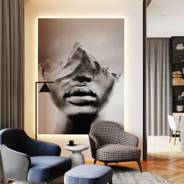 Kayalık Dağdan Yüze İnen Duvar Kağıdı