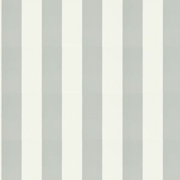 Ralph Lauren Çizgili Vinil  Açık Mavi Beyaz Duvar Kağıdı