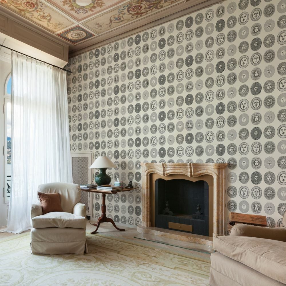 Fornasetti Senza Tempo Soli Duvar Kağıdı
