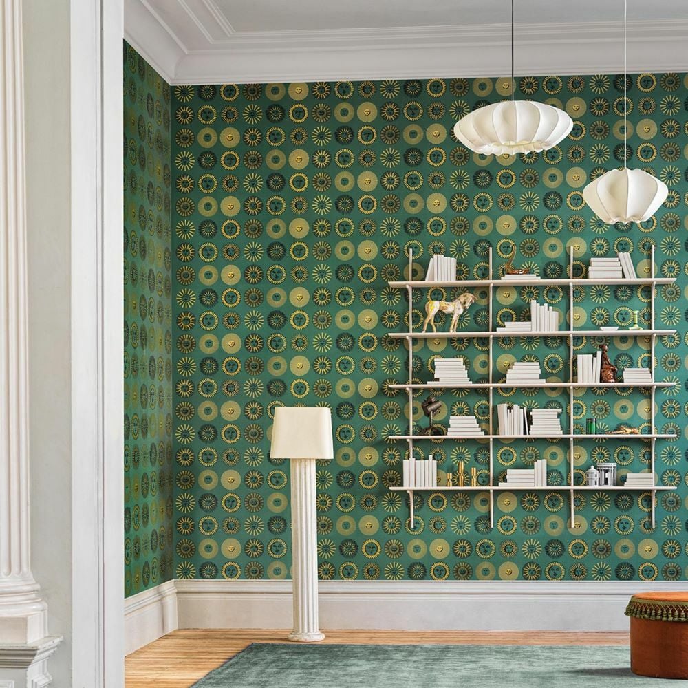 Fornasetti Senza Tempo Soli Duvar Kağıdı
