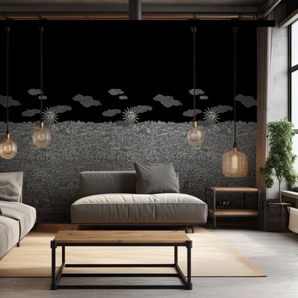 Fornasetti Senza Vista Mediterranea Panel Duvar Kağıdı