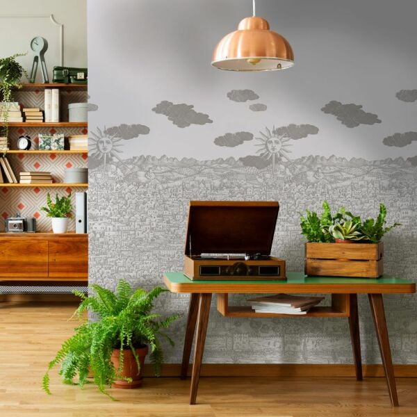 Fornasetti Senza Vista Mediterranea Panel Duvar Kağıdı