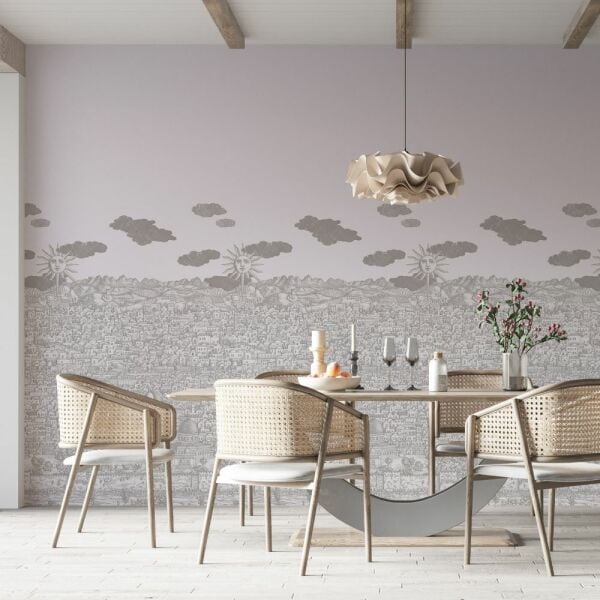 Fornasetti Senza Vista Mediterranea Panel Duvar Kağıdı