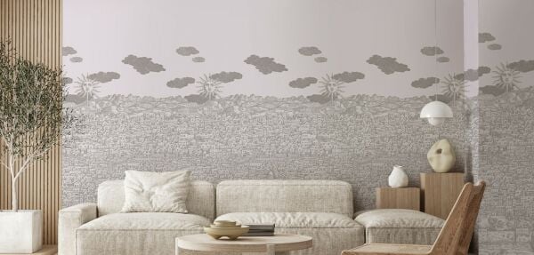 Fornasetti Senza Vista Mediterranea Panel Duvar Kağıdı