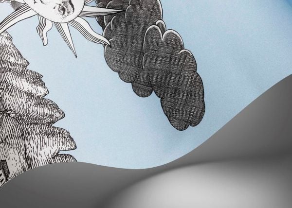 Fornasetti Senza Vista Mediterranea Panel Duvar Kağıdı