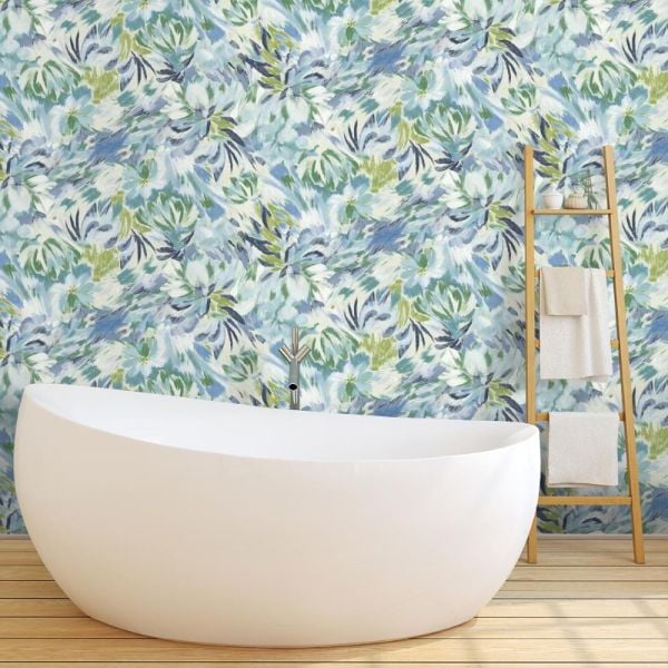 Missoni Home Daydream Fırça Darbeleri Ve Dokulu Beyaz Bej Tonlarda Duvar Kağıdı