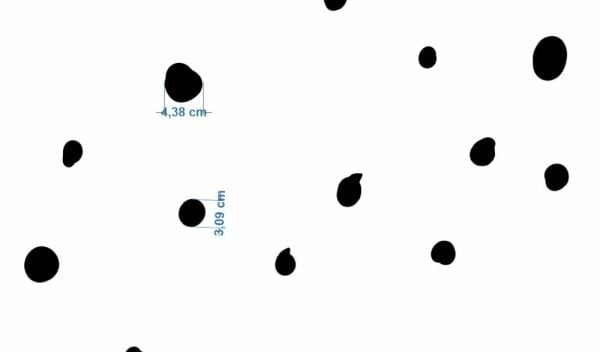 Siyah Beyaz Noktalı Tasarım Duvar Kağıdı