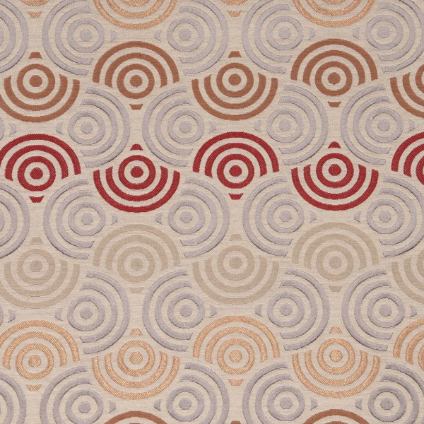 Geometrik Desenler İthal Döşemelik Kumaş Orbitra Vintage Rose