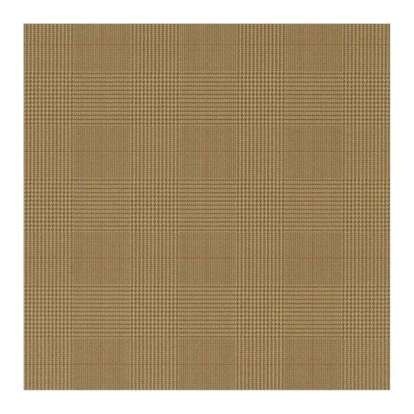 Ralph Lauren Kahve Ekose Vinil Duvar Kağıdı