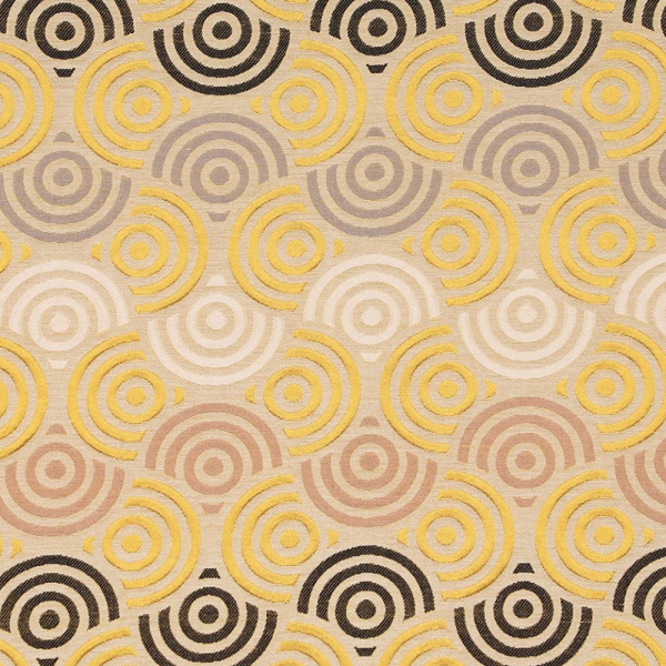Geometrik Desenler İthal Döşemelik Kumaş Orbitra Golden Touch