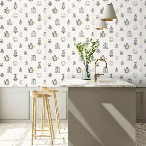 Ralph Lauren Amiral Konsept Buz Mavisi Duvar Kağıdı