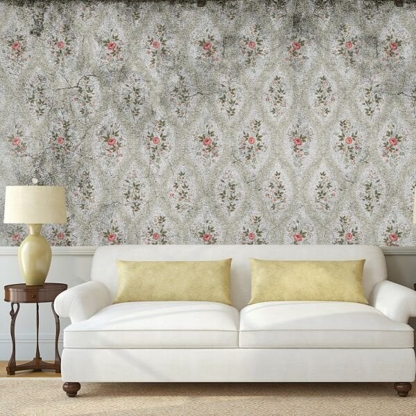 Minik Güller Klasik Tasarım Duvar Kağıdı