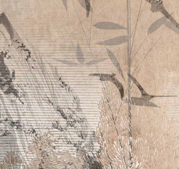 Yüksek Dağ Gölgeli Çizimler Tarihi Duvar Kağıdı