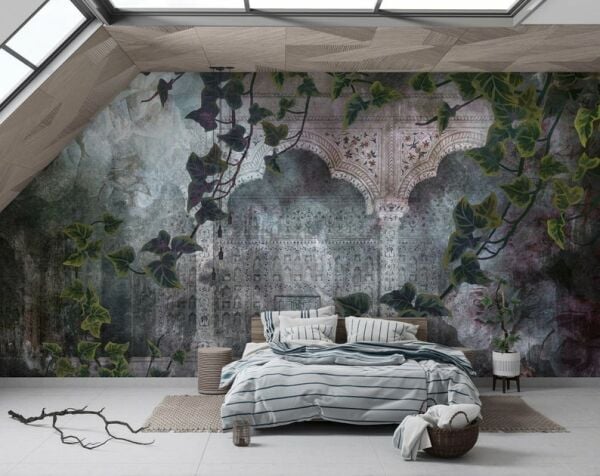 Uva Marakeş Saray Kapıları Duvar Kağıdı