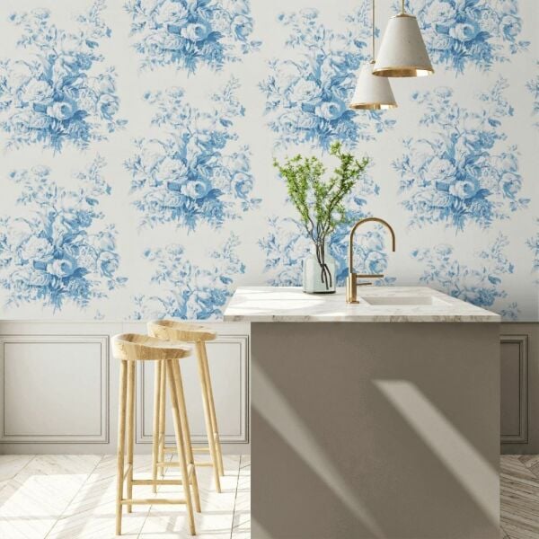 Ralph Lauren Porselen Buket Çiçek Duvar Kağıdı