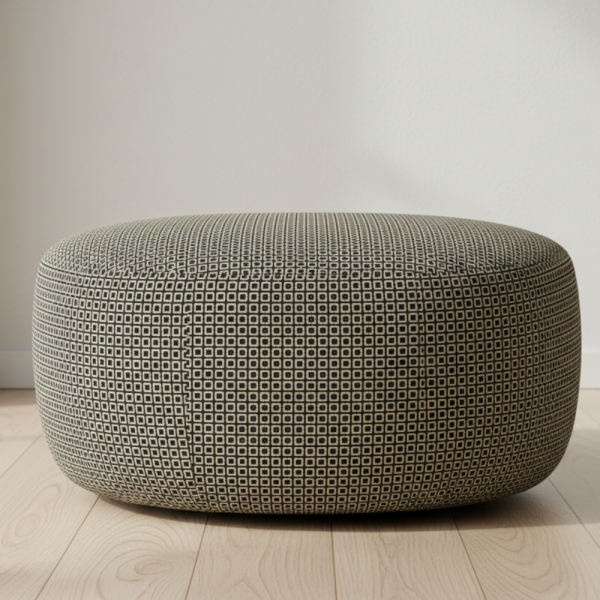 Küp Küp Siyah Bal Rengi Döşemelik Kumaş