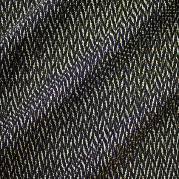 Zigzaglı Siyah Ve Bal Rengi Döşemelik Kumaş