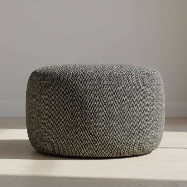 Zigzaglı Siyah Ve Bal Rengi Döşemelik Kumaş