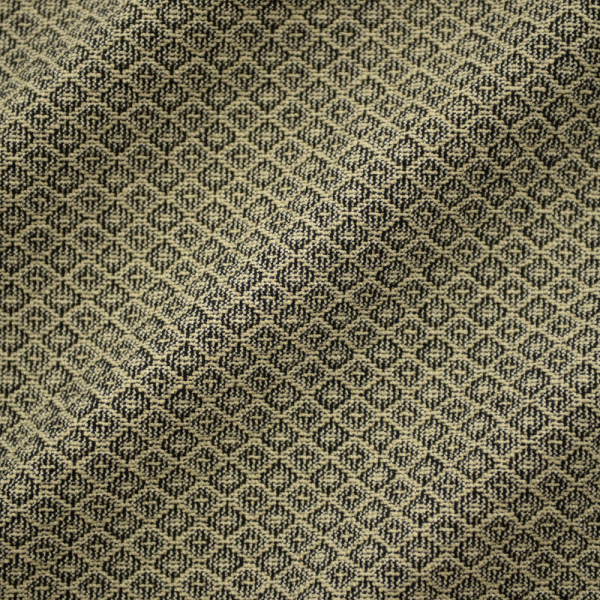 Petek Desen Siyah Bal Rengi Döşemelik Kumaş