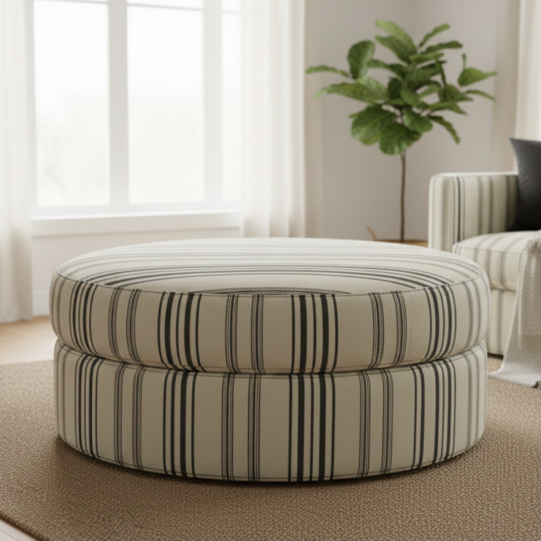 Kalın İnce Çizgili Döşemelik Kumaş