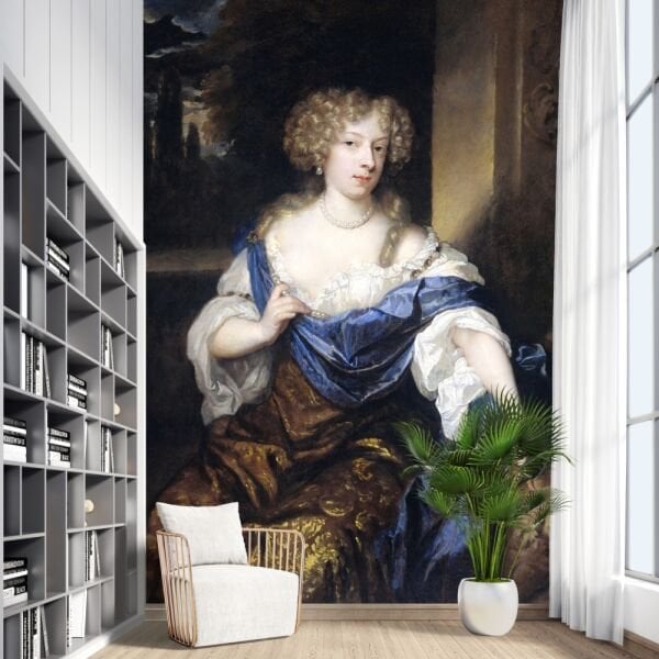 Eski Zamanlar İngiliz Bayan Pano Duvar Kağıdı