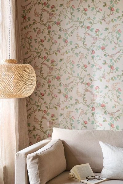 Pip Studio 6 Koleksiyonu Dallarda Kuşlar Duvar Kağıdı