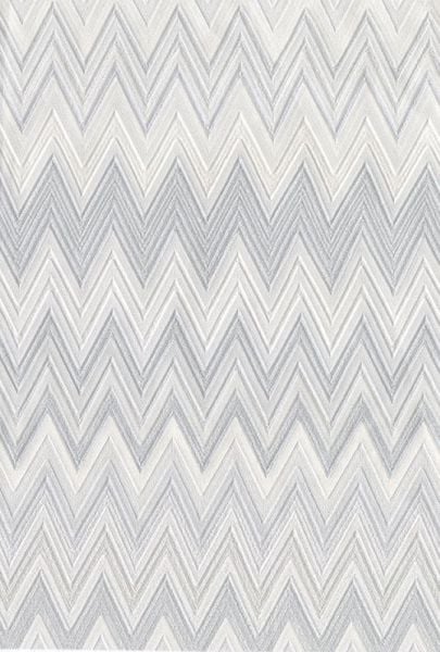 Missoni Home Zig Zag Gri Beyaz Duvar Kağıdı