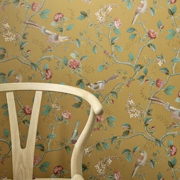 Pip Studio 6 Koleksiyonu Dallarda Kuşlar Duvar Kağıdı