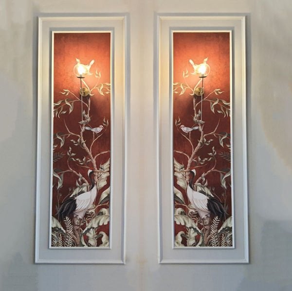 Annemizi Saklarken Çıtalama Turna Kuşları Duvar Kağıdı