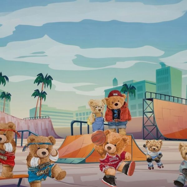 Uva Sporcu Teddy Bearlar Duvar Kağıdı