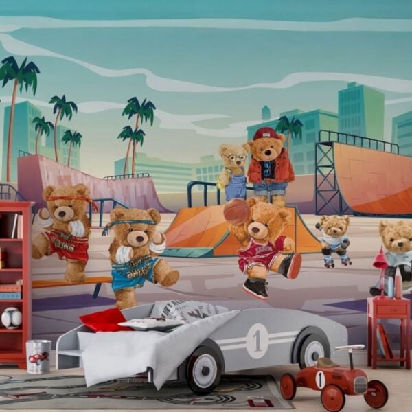 Uva Sporcu Teddy Bearlar Duvar Kağıdı