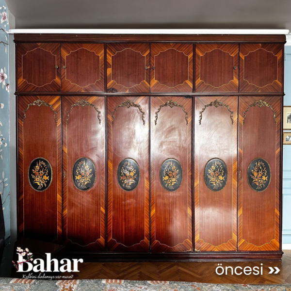 Bahar Dizisi Yatak Odası Dolap Kaplama Duvar Kağıdı