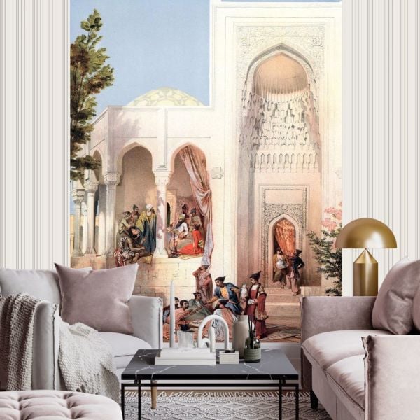 Sarayda Osmanlı Kadın Ve Erkekler Duvar Kağıdı