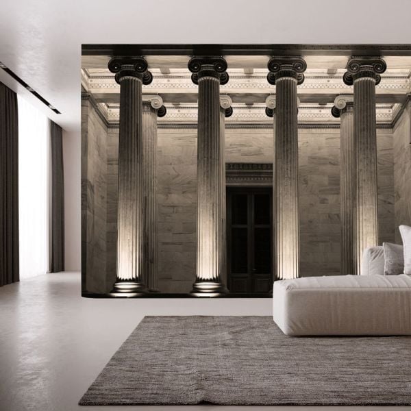Tarihi Sütunlar Tasarım Duvar Kağıdı