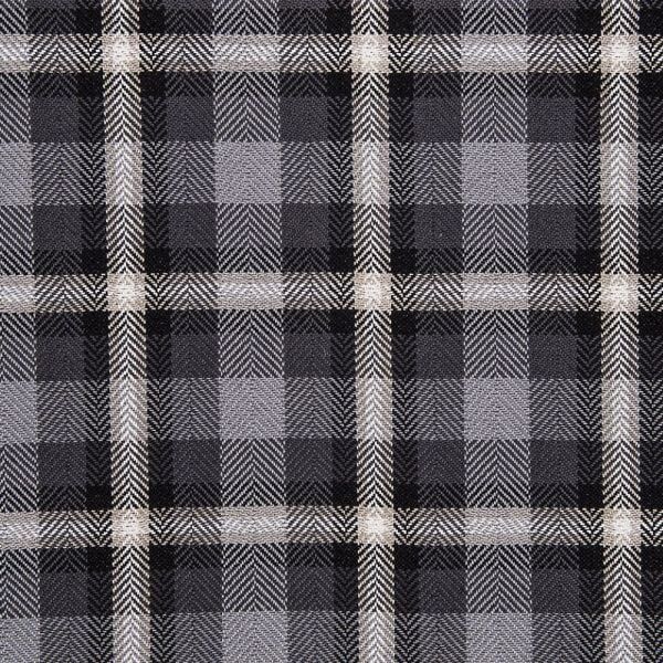 Ekose Kareli Perdelik Ve Döşemelik Kumaş Graphite
