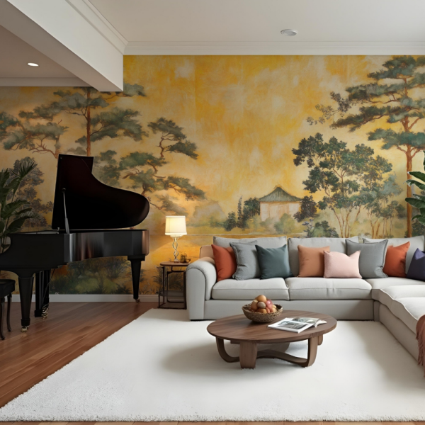 Güller ve Günahlar Dizisi Çocuk Odası (Altın Panorama) Duvar Kağıdı