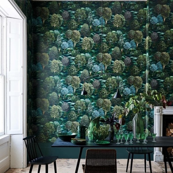 Cole&son Botanical Woodland Ağaçlar Duvar Kağıdı