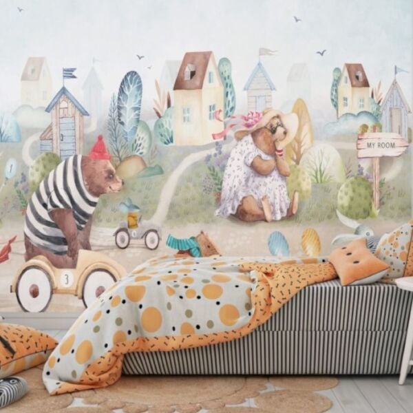 Miskin Sevimli Bay Bayan Ayı Duvar Kağıdı