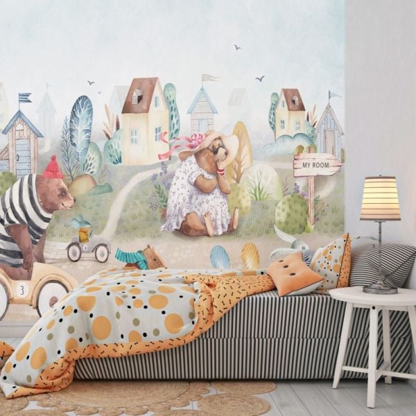 Miskin Sevimli Bay Bayan Ayı Duvar Kağıdı