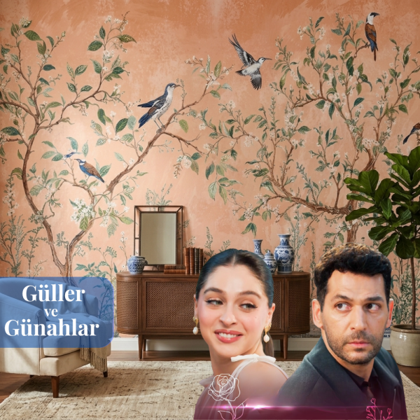 Güller ve Günahlar Dizisi Çocuk Odası (Pudra Rüyalar) Duvar Kağıdı