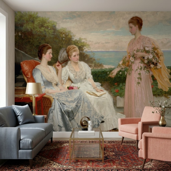 Manzarada Prenses Ve Kızları Duvar Kağıdı