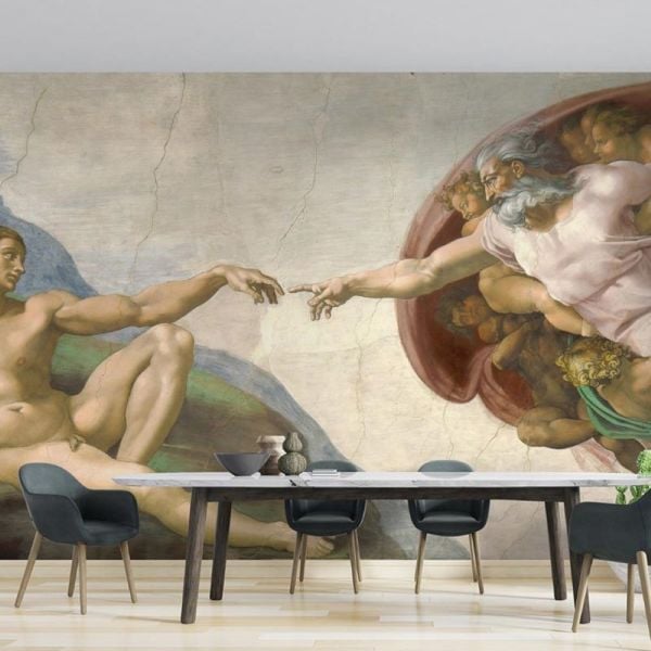 Fresh Adam Yağlı Boya Çizim Duvar Kağıdı