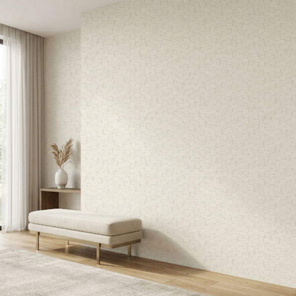 Rima Tessera Koleksiyonu İthal Duvar Kağıdı Tessera Soft Ivory – 540203