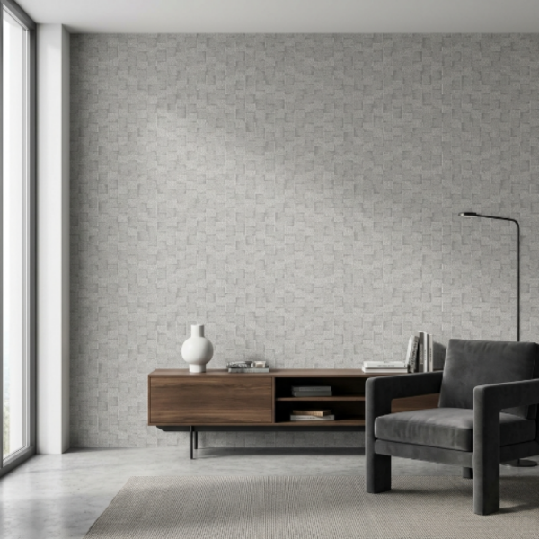 Rima Tessera Koleksiyonu İthal Duvar Kağıdı Tessera Silver Mist – 540204