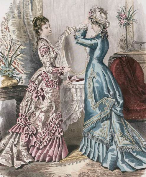 Mavi Elbiseli İngiliz Kadın Duvar Kağıdı