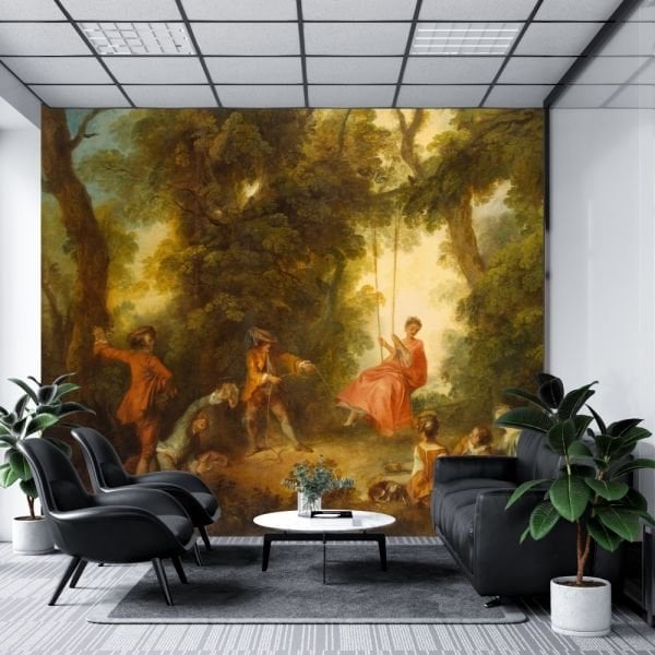 Ormanda Ağaçlarda Sallanan Arkadaşlar Duvar Kağıdı