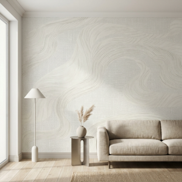 Rima Velora Koleksiyonu İthal Duvar Kağıdı Velora Ivory Flow – 540502