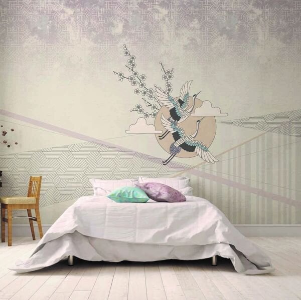 Gökyüzü Güneşte Kazlar Duvar Kağıdı