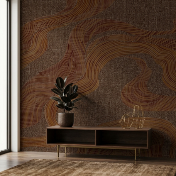 Rima Velora Koleksiyonu İthal Duvar Kağıdı Velora Terra Copper – 540504